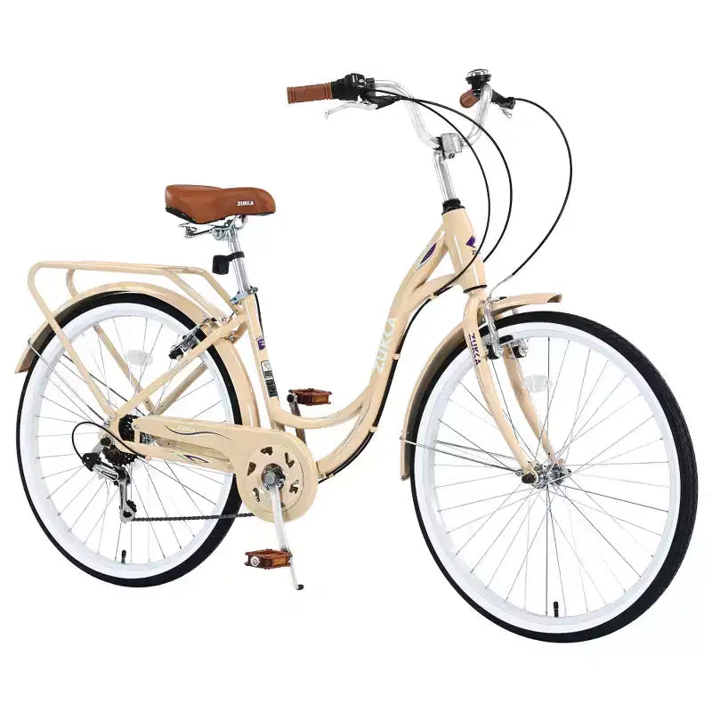 Vélo de ville femme Zeus & Ruta 24 pouces, 7 vitesses, cadre acier