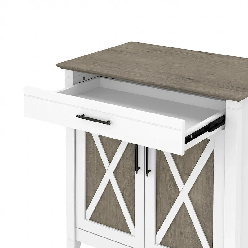 Secrétaire Key West avec meuble de rangement Bush Furniture