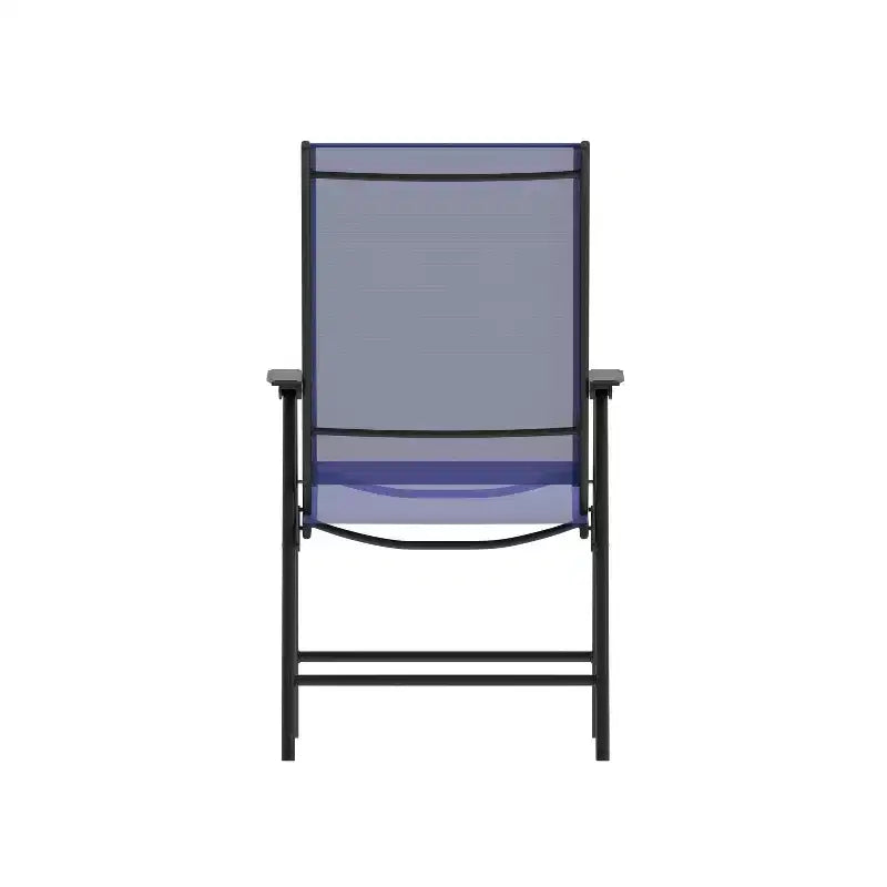Flash Furniture Paladin Lot de 2 chaises pliantes d'extérieur en toile pour patio
