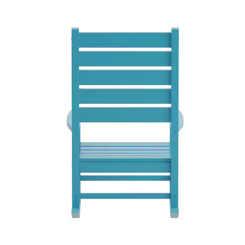Flash Furniture Manchester - Lot de 2 fauteuils à bascule contemporains, à bascule tout temps en PEHD pour l'intérieur et l'extérieur