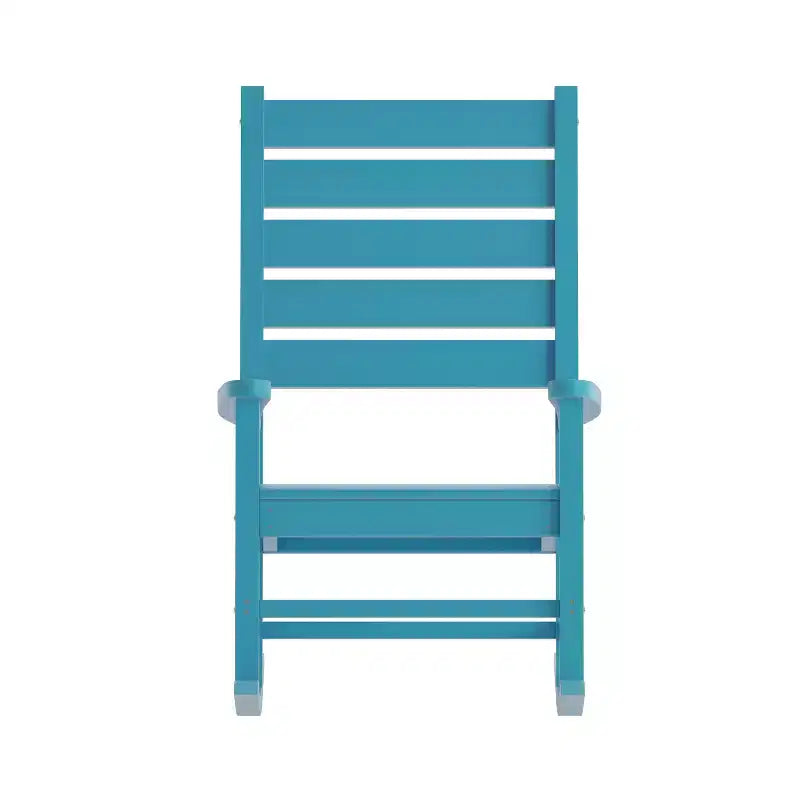 Flash Furniture Manchester - Lot de 2 fauteuils à bascule contemporains, à bascule tout temps en PEHD pour l'intérieur et l'extérieur