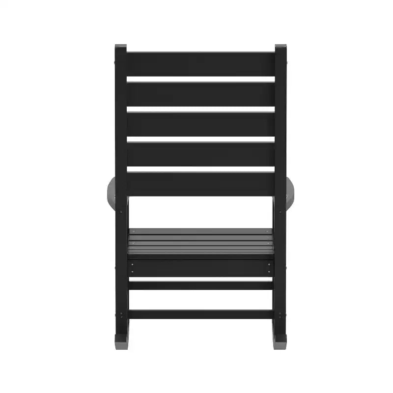 Flash Furniture Manchester - Lot de 2 fauteuils à bascule contemporains, à bascule tout temps en PEHD pour l'intérieur et l'extérieur