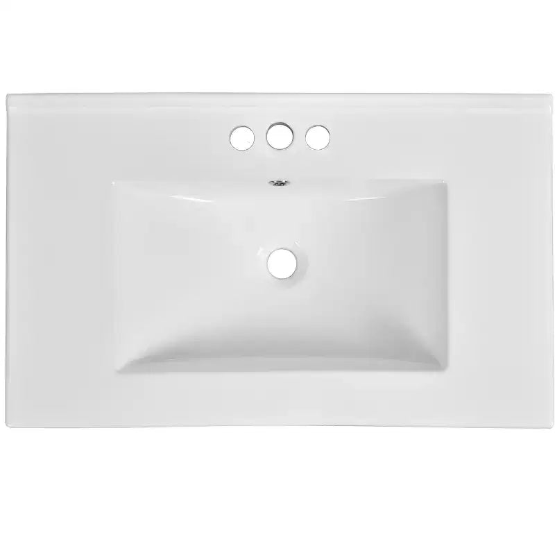 Meuble-lavabo de salle de bain 30 po avec armoire et 3 tiroirs – Noir / Bleu / Vert / Indigo / Blanc