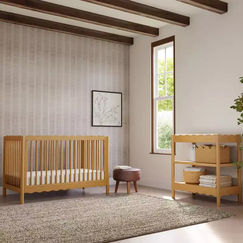 Lit de bébé convertible 4-en-1 Swell de Babyletto avec kit de conversion en lit de tout-petit