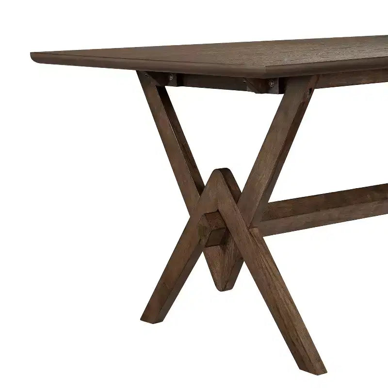 Ensemble de salle à manger Christopher Knight Home Simon 5 pièces en bois d'hévéa de style milieu de siècle avec chaises rembourrées en tissu bouclé