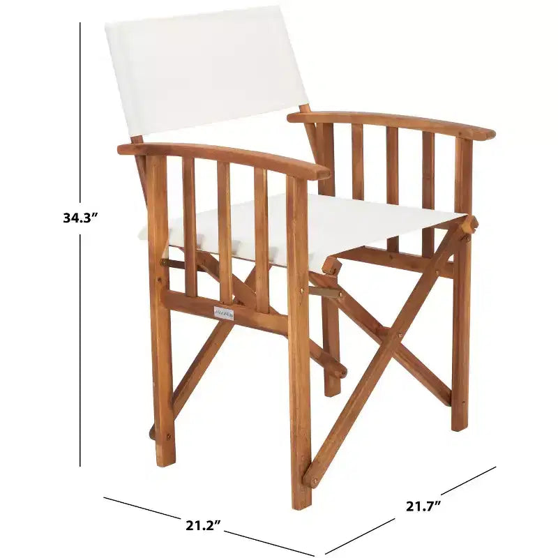 Chaise de réalisateur Laguna intérieure/extérieure (lot de 2) - PAT7004 - Safavieh