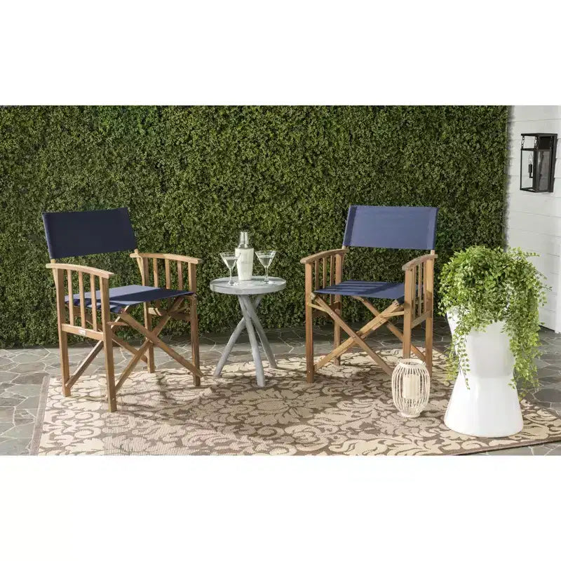 Chaise de réalisateur Laguna intérieure/extérieure (lot de 2) - PAT7004 - Safavieh