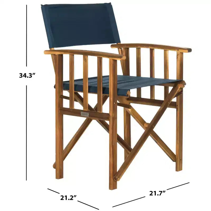 Chaise de réalisateur Laguna intérieure/extérieure (lot de 2) - PAT7004 - Safavieh
