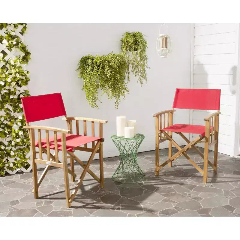 Chaise de réalisateur Laguna intérieure/extérieure (lot de 2) - PAT7004 - Safavieh