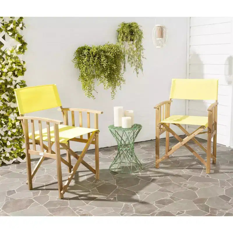 Chaise de réalisateur Laguna intérieure/extérieure (lot de 2) - PAT7004 - Safavieh