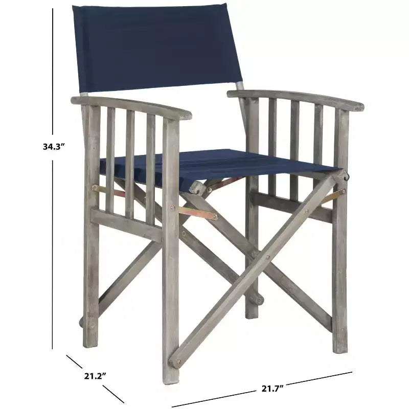 Chaise de réalisateur Laguna intérieure/extérieure (lot de 2) - PAT7004 - Safavieh