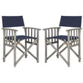Laguna Director Chair Indoor/Outdoor (Set of 2) - PAT7004 - Safavieh