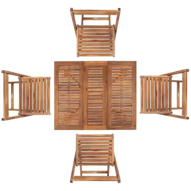 Ensemble table et chaises Arvin - Intérieur/Extérieur - PAT7001 - Safavieh