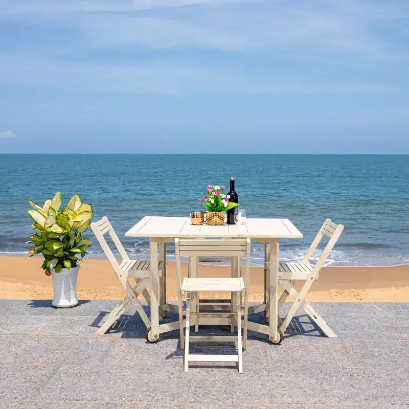 Ensemble table et chaises Arvin - Intérieur/Extérieur - PAT7001 - Safavieh
