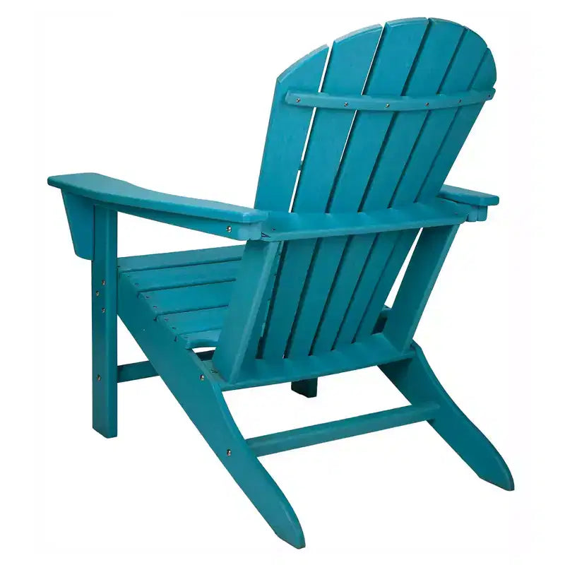 Chaise de patio intérieure-extérieure protégée contre les UV Leisure Classics, turquoise (paquet de 2)