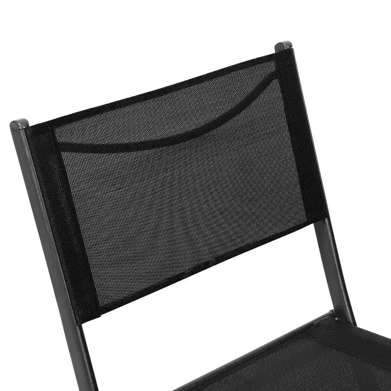 Flash Furniture Brazos Lot de 2 chaises pliantes de qualité commerciale pour l'intérieur et l'extérieur avec dossiers et assises en matériau Flex Comfort et cadres en métal