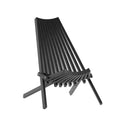 Chaise longue pliante d'intérieur/extérieur à profil bas en bois d'acacia massif Merrick Lane pour jardin, patio, véranda, porche