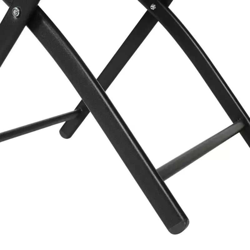 Lot de 4 chaises pliantes polyvalentes Merrick Lane Flex Comfort, pour l'intérieur et l'extérieur, avec structure en métal