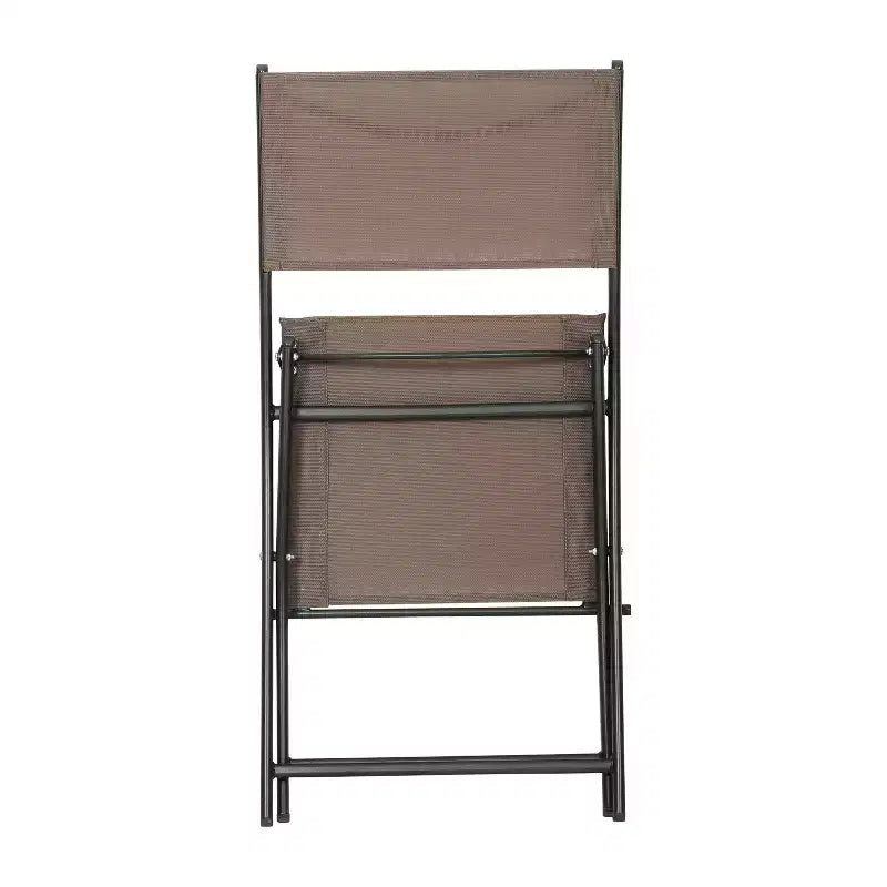 Lot de 4 chaises pliantes polyvalentes Merrick Lane Flex Comfort, pour l'intérieur et l'extérieur, avec structure en métal