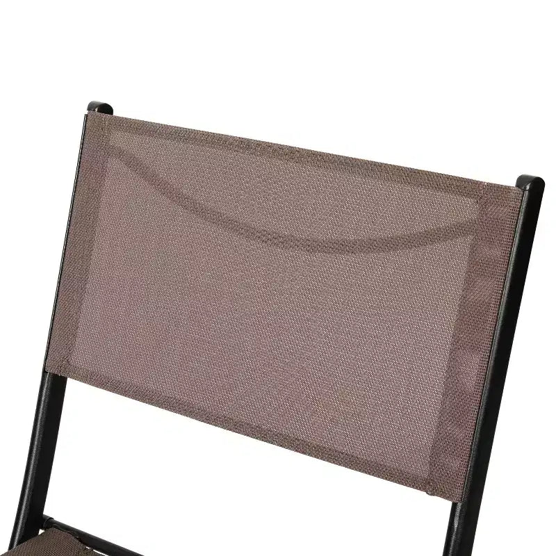 Lot de 4 chaises pliantes polyvalentes Merrick Lane Flex Comfort, pour l'intérieur et l'extérieur, avec structure en métal