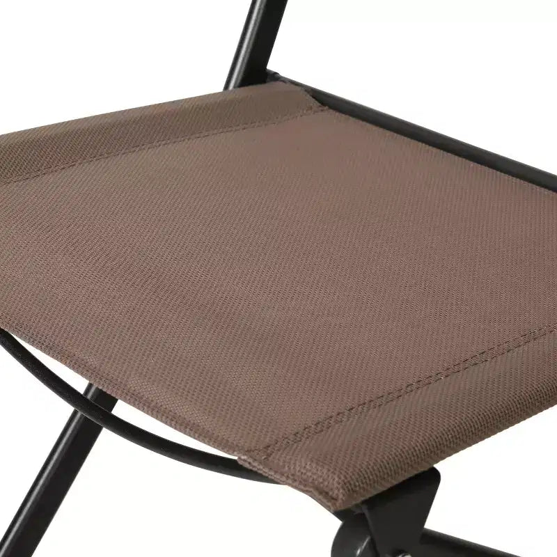 Lot de 4 chaises pliantes polyvalentes Merrick Lane Flex Comfort, pour l'intérieur et l'extérieur, avec structure en métal