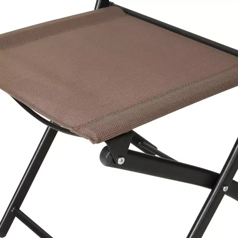 Lot de 4 chaises pliantes polyvalentes Merrick Lane Flex Comfort, pour l'intérieur et l'extérieur, avec structure en métal
