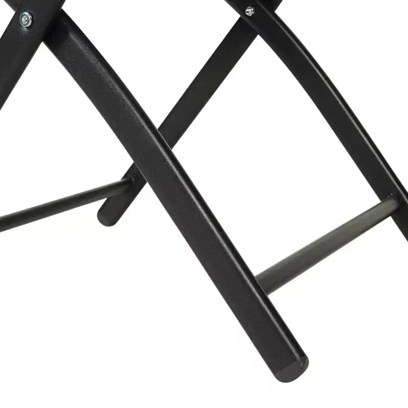 Lot de 4 chaises pliantes polyvalentes Merrick Lane Flex Comfort, pour l'intérieur et l'extérieur, avec structure en métal