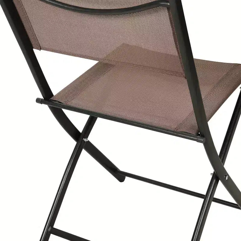 Lot de 4 chaises pliantes polyvalentes Merrick Lane Flex Comfort, pour l'intérieur et l'extérieur, avec structure en métal