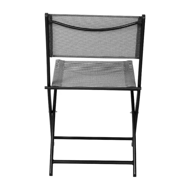 Lot de 4 chaises pliantes polyvalentes Merrick Lane Flex Comfort, pour l'intérieur et l'extérieur, avec structure en métal