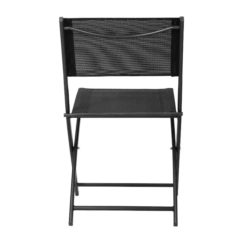 Lot de 4 chaises pliantes polyvalentes Merrick Lane Flex Comfort, pour l'intérieur et l'extérieur, avec structure en métal
