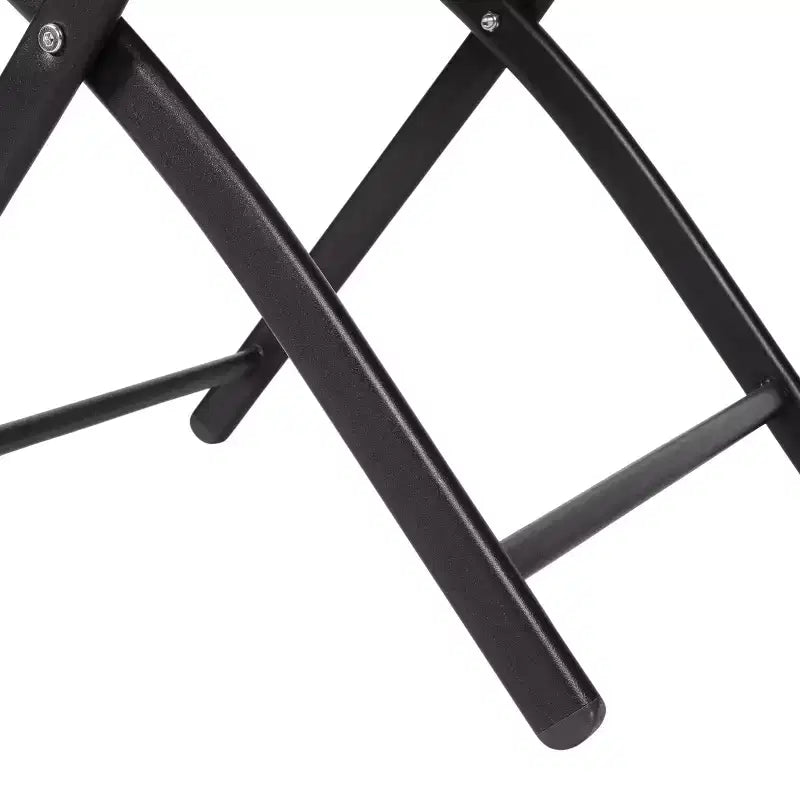 Lot de 4 chaises pliantes polyvalentes Merrick Lane Flex Comfort, pour l'intérieur et l'extérieur, avec structure en métal