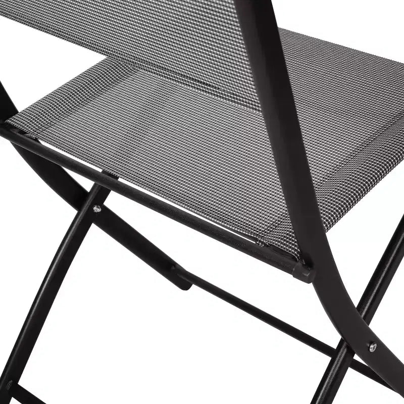 Lot de 4 chaises pliantes polyvalentes Merrick Lane Flex Comfort, pour l'intérieur et l'extérieur, avec structure en métal