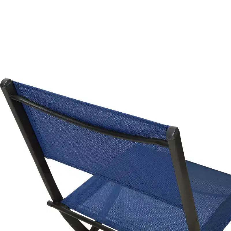 Lot de 4 chaises pliantes polyvalentes Merrick Lane Flex Comfort, pour l'intérieur et l'extérieur, avec structure en métal