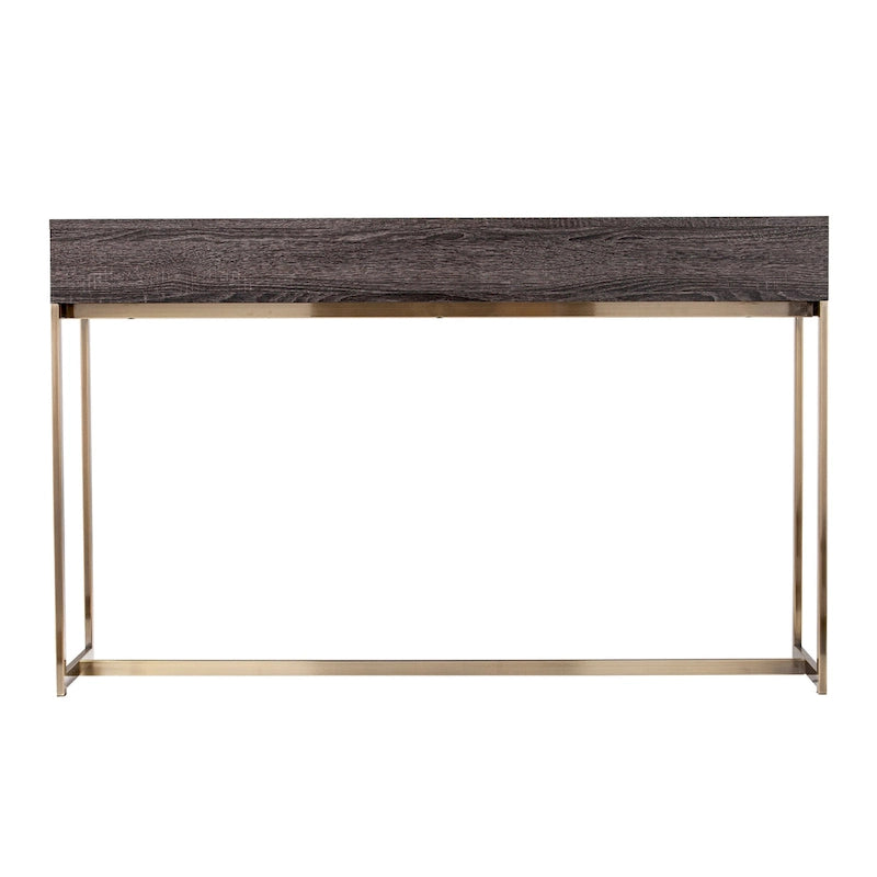 SEI Furniture Akela Table console transitionnelle en bois avec rangement