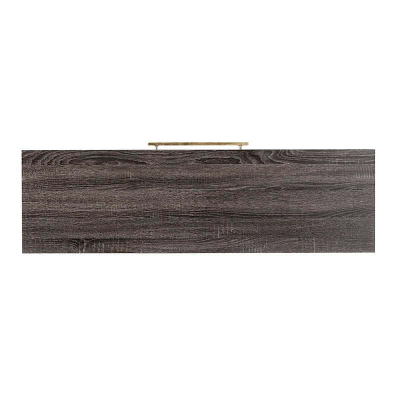 SEI Furniture Akela Table console transitionnelle en bois avec rangement