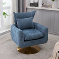 Fauteuil d'appoint pivotant à 360 degrés classique du milieu du siècle - 29,20 x 29,90 x 36,60
