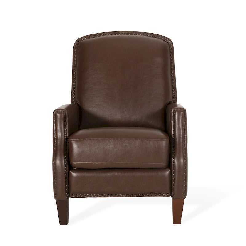 Fauteuil inclinable rembourré à dossier inclinable Cavanaugh avec garniture cloutée par Christopher Knight Home