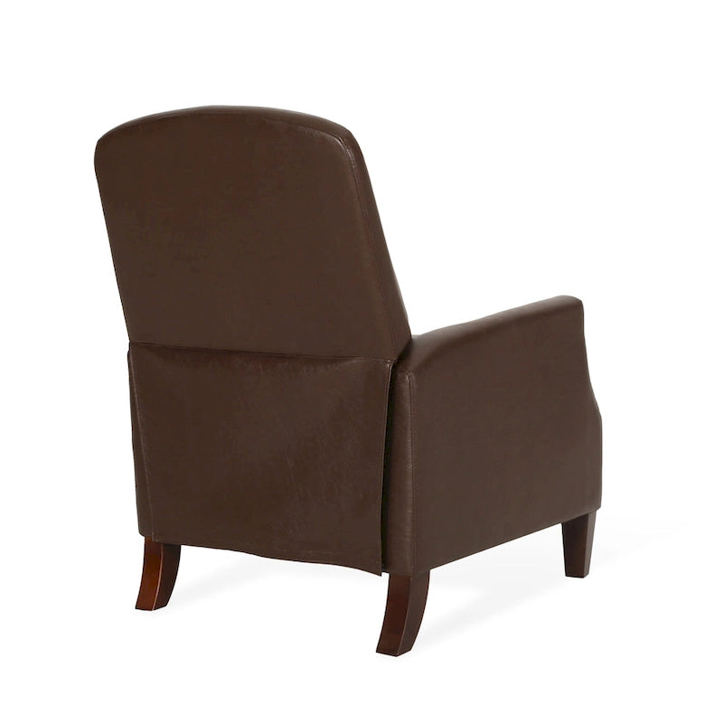 Fauteuil inclinable rembourré à dossier inclinable Cavanaugh avec garniture cloutée par Christopher Knight Home