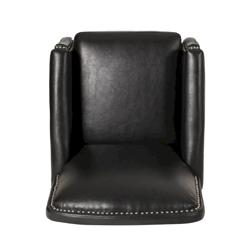 Fauteuil inclinable rembourré à dossier inclinable Cavanaugh avec garniture cloutée par Christopher Knight Home