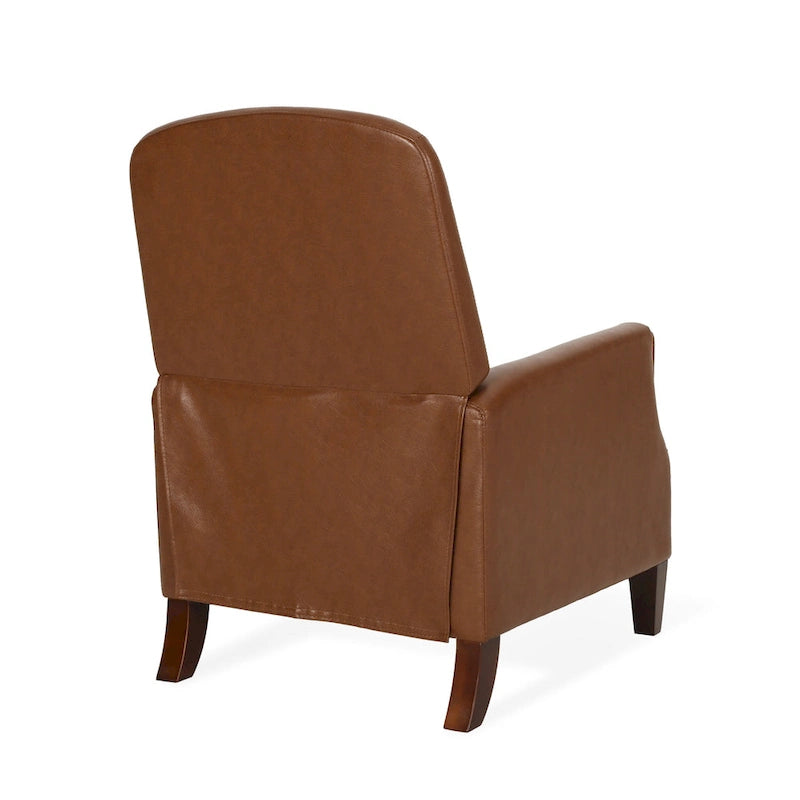 Fauteuil inclinable rembourré à dossier inclinable Cavanaugh avec garniture cloutée par Christopher Knight Home