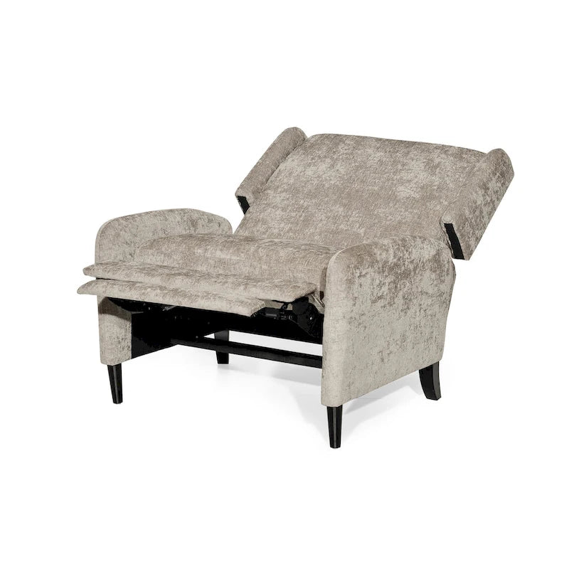 Fauteuil inclinable surdimensionné avec mécanisme de repoussage