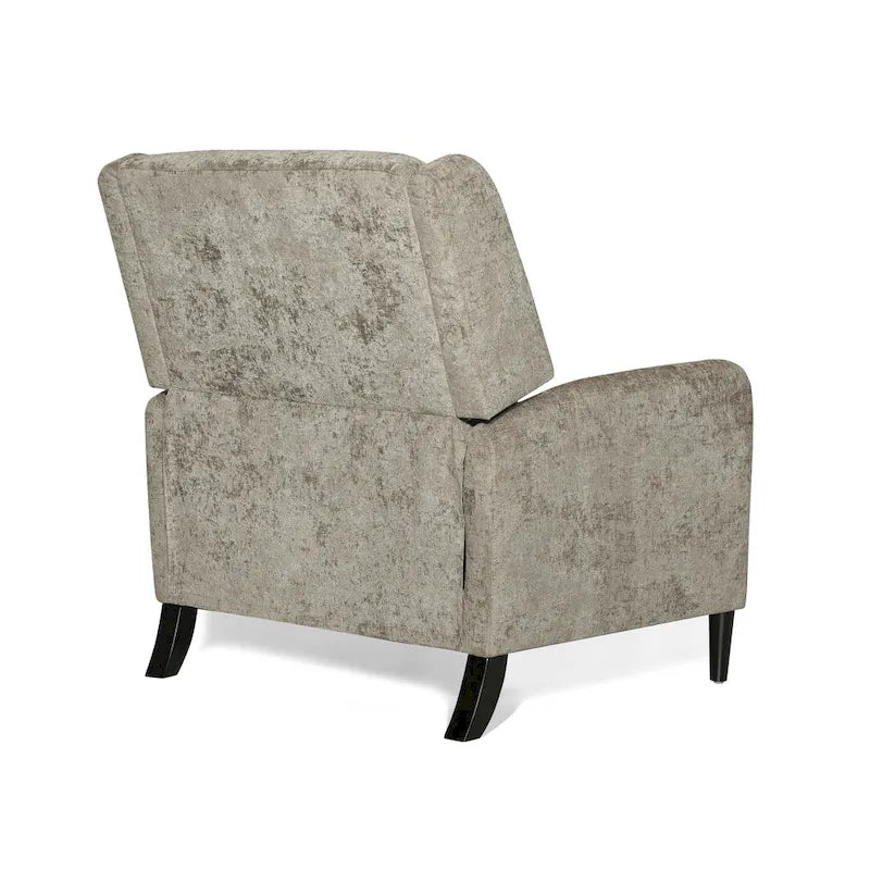 Fauteuil inclinable surdimensionné avec mécanisme de repoussage