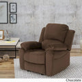 Fauteuil inclinable planeur en microfibre Celestina Bubba par Christopher Knight Home