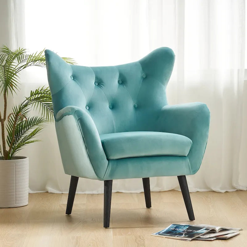 Fauteuil rembourré Alyssa Mid-century de Christopher Knight Home - 30.25P x 34.25L x 39.75H