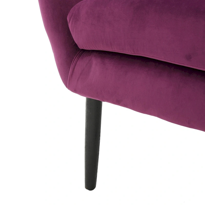 Fauteuil rembourré Alyssa Mid-century de Christopher Knight Home - 30.25P x 34.25L x 39.75H