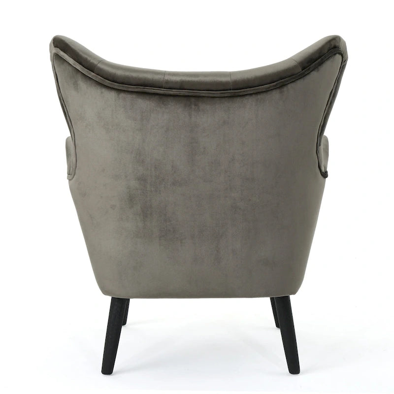 Fauteuil rembourré Alyssa Mid-century de Christopher Knight Home - 30.25P x 34.25L x 39.75H