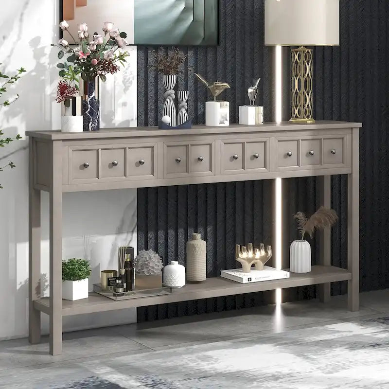 Console de table rustique pour entrée TREXM