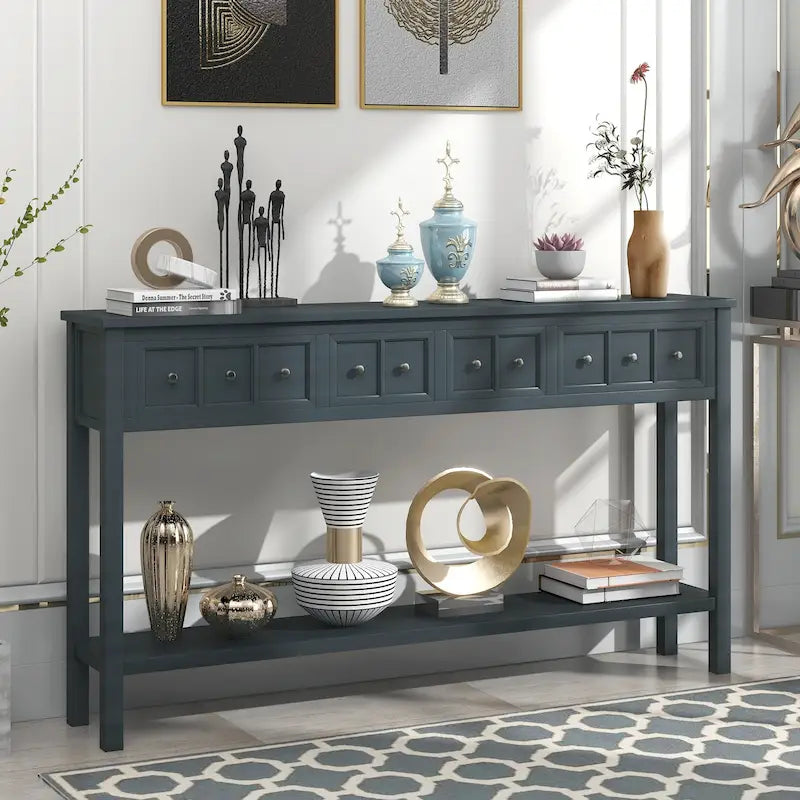 Console de table rustique pour entrée TREXM