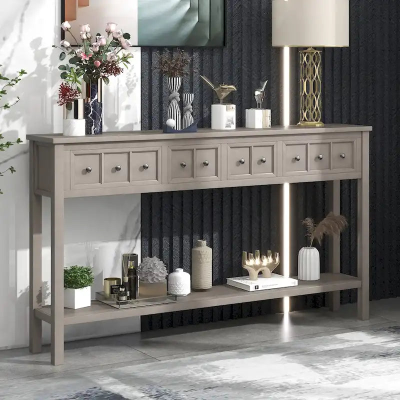 Console de table rustique pour entrée TREXM