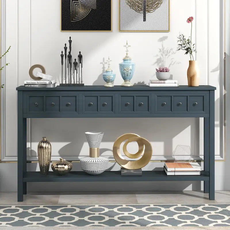 Console de table rustique pour entrée TREXM
